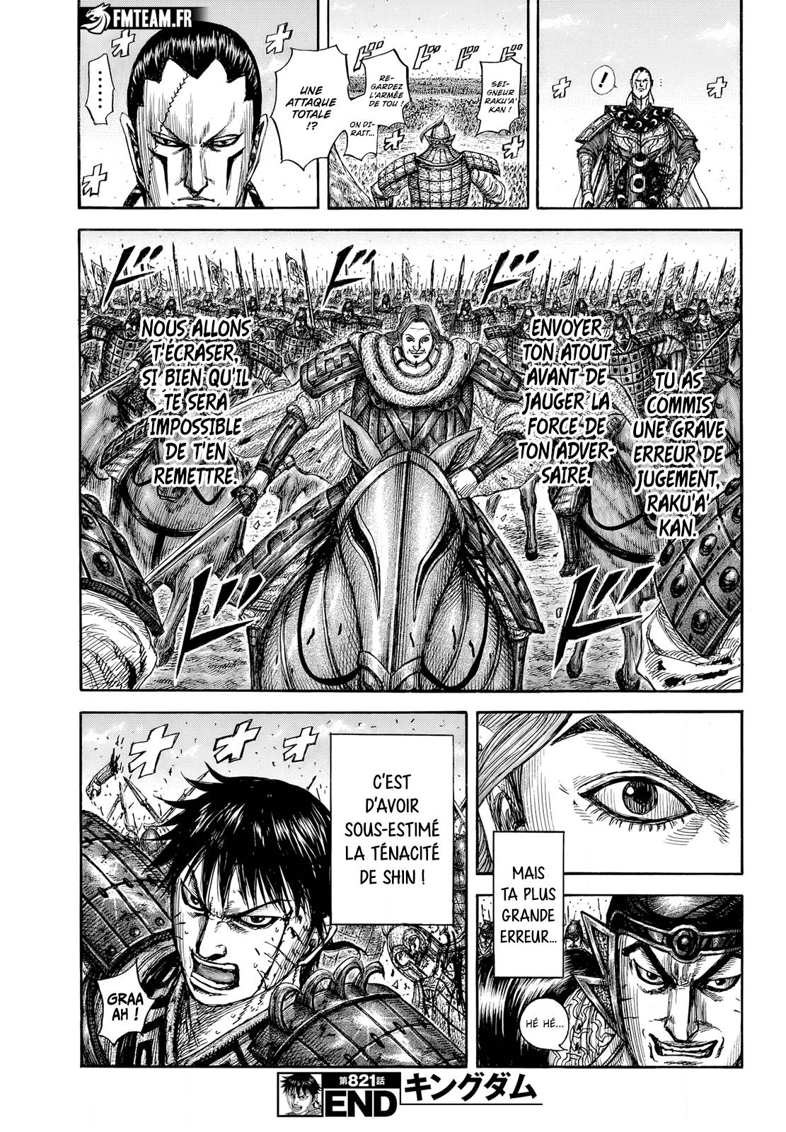 Lecture en ligne Kingdom 821 page 21