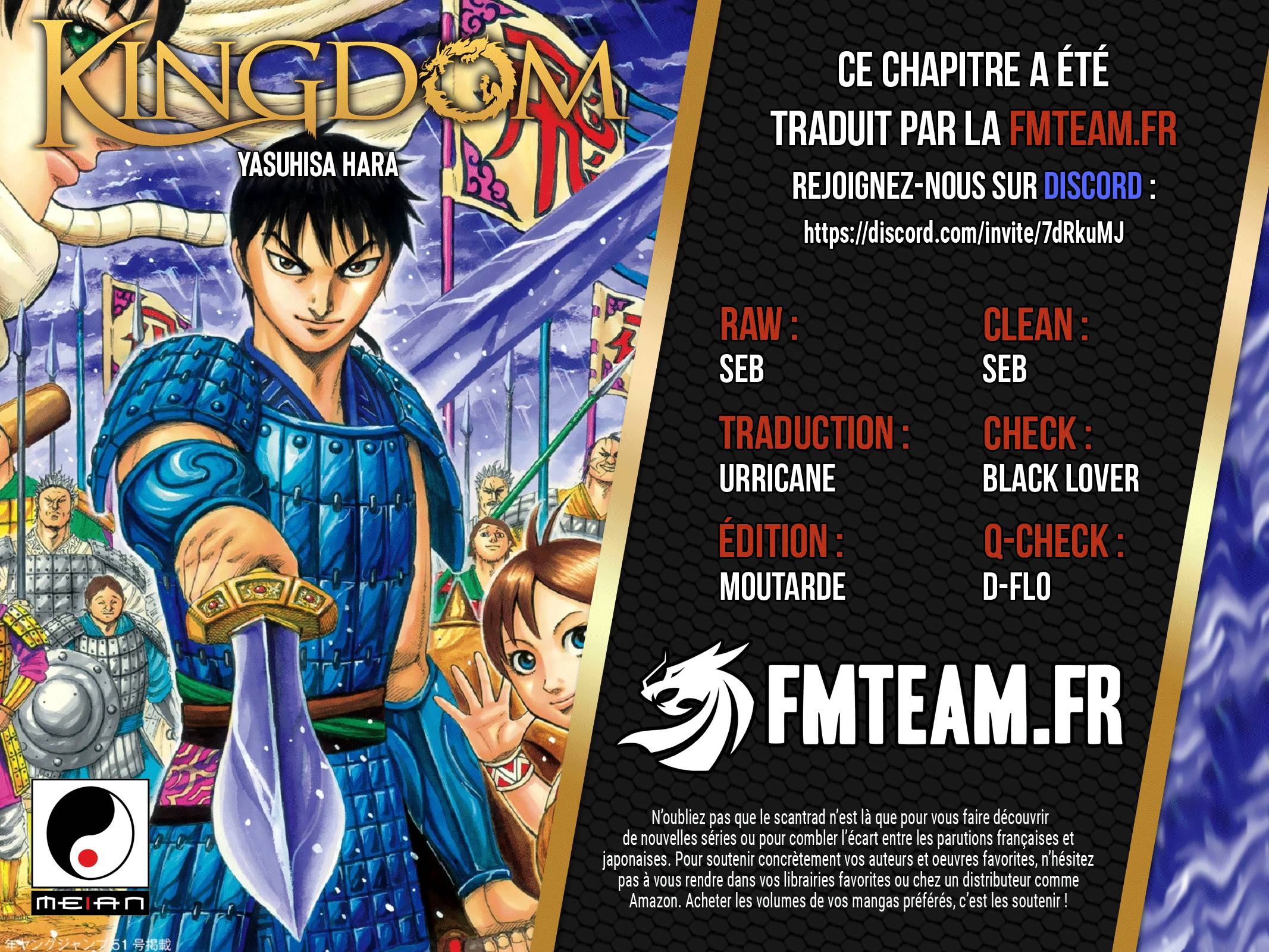 Lecture en ligne Kingdom 834 page 2