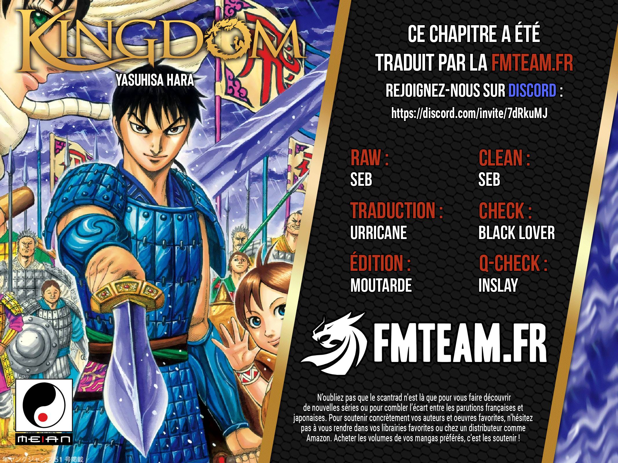 Lecture en ligne Kingdom 836 page 2