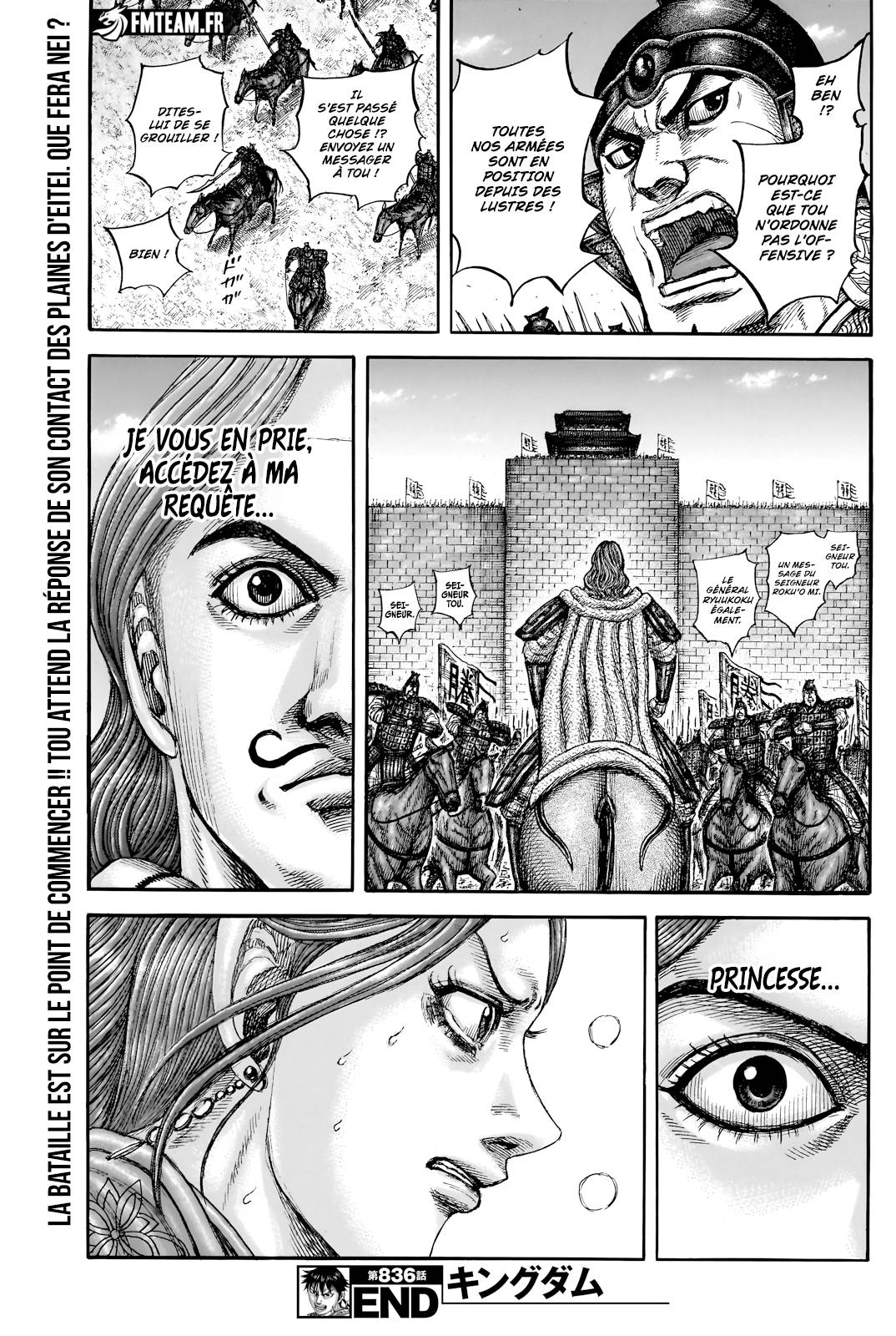 Lecture en ligne Kingdom 836 page 19