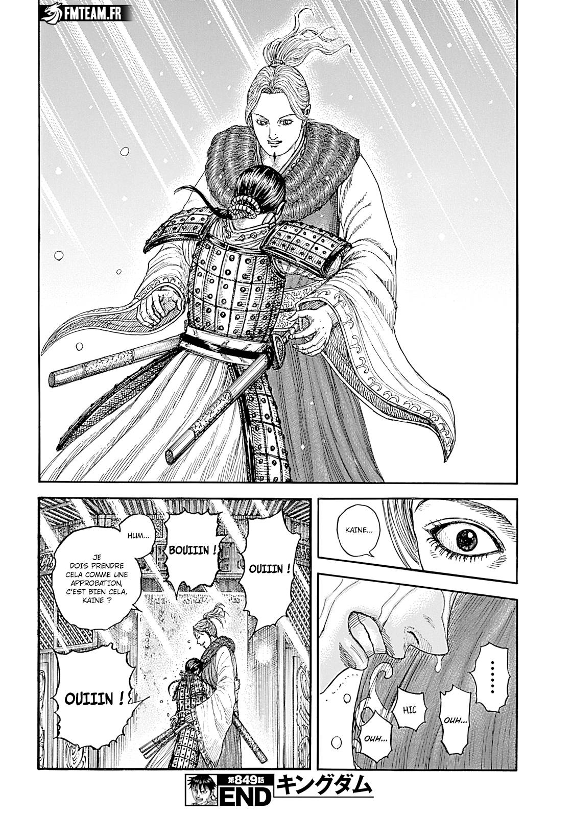 Lecture en ligne Kingdom 849 page 21