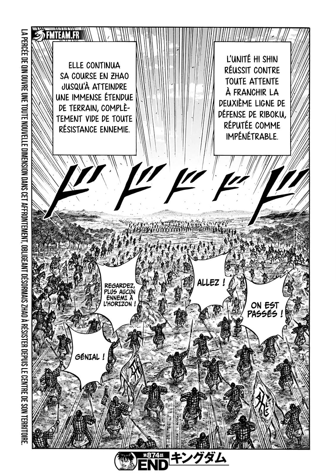 Lecture en ligne Kingdom 874 page 20