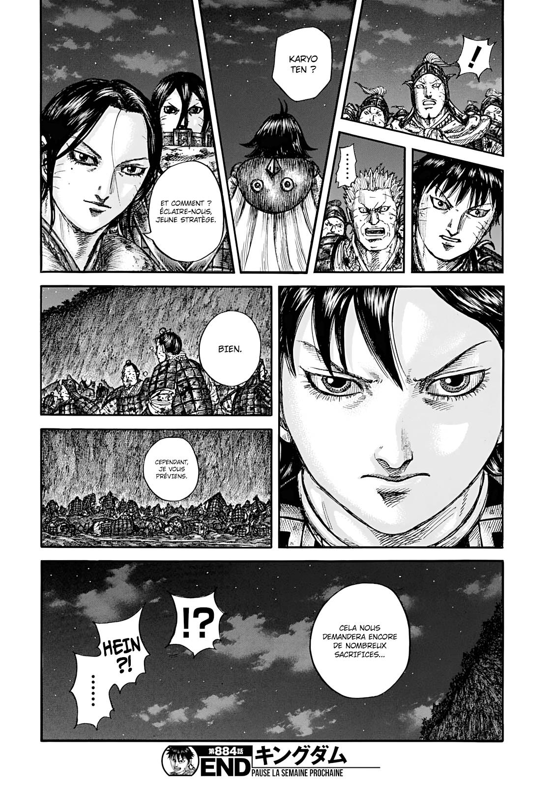 Lecture en ligne Kingdom 884 page 19