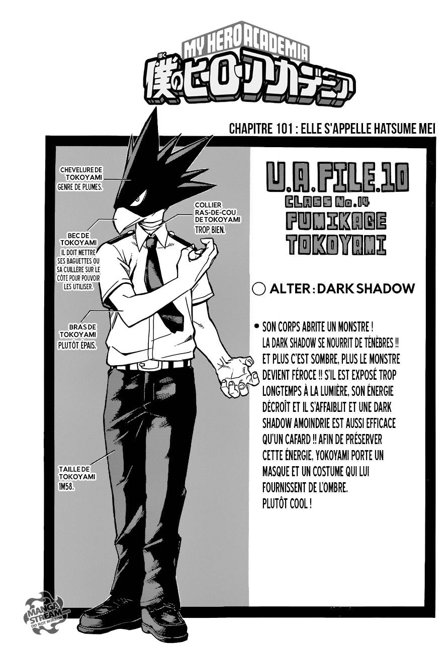 Lecture en ligne My Hero Academia 100 page 2
