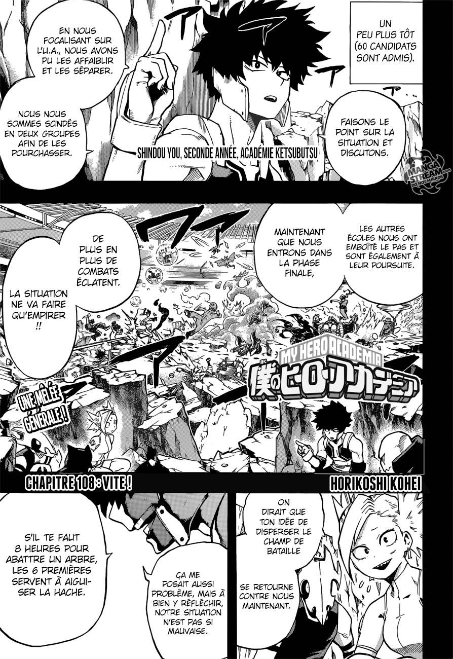 Lecture en ligne My Hero Academia 108 page 2