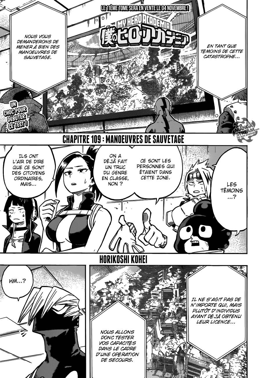 Lecture en ligne My Hero Academia 109 page 2
