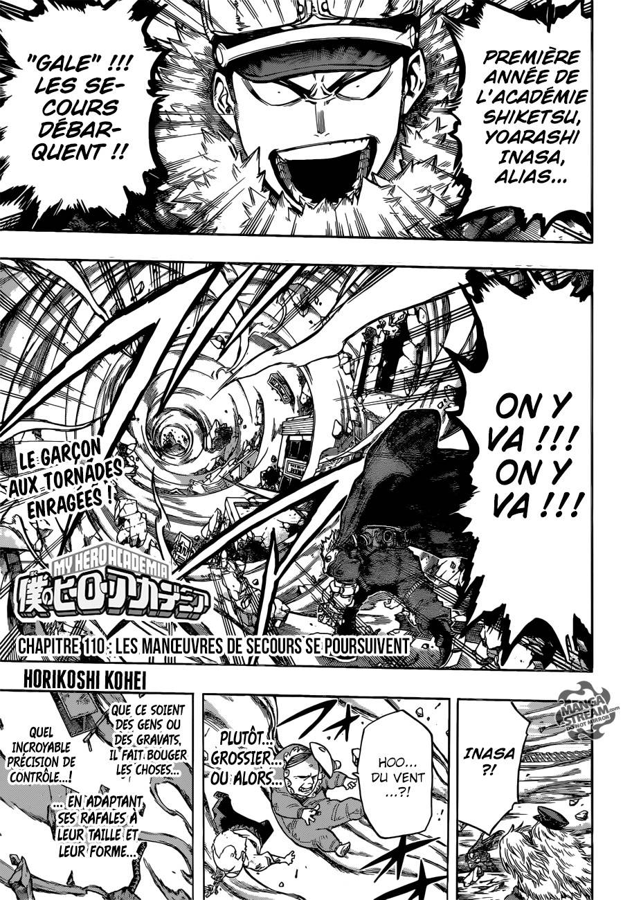 Lecture en ligne My Hero Academia 110 page 2