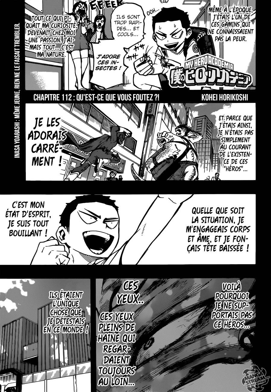 Lecture en ligne My Hero Academia 112 page 2