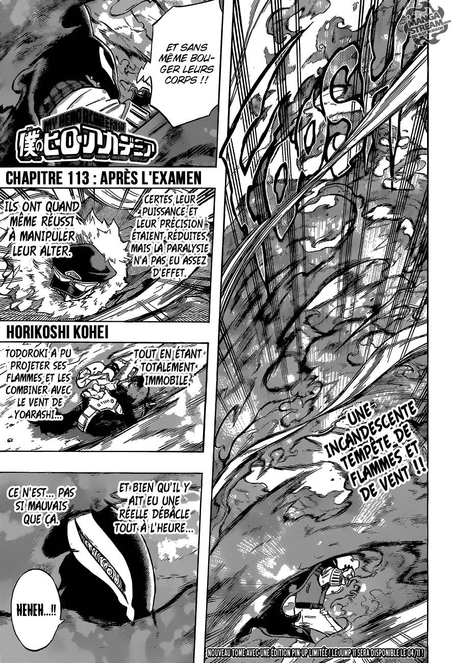 Lecture en ligne My Hero Academia 113 page 2