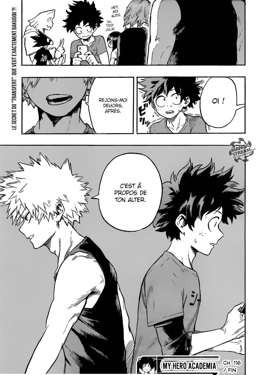 Lecture en ligne My Hero Academia 116 page 18
