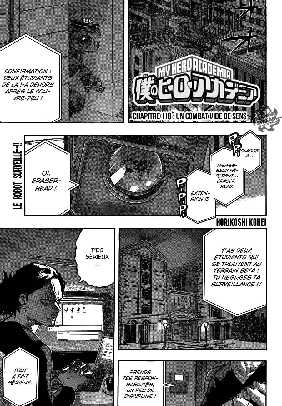 Lecture en ligne My Hero Academia 118 page 2