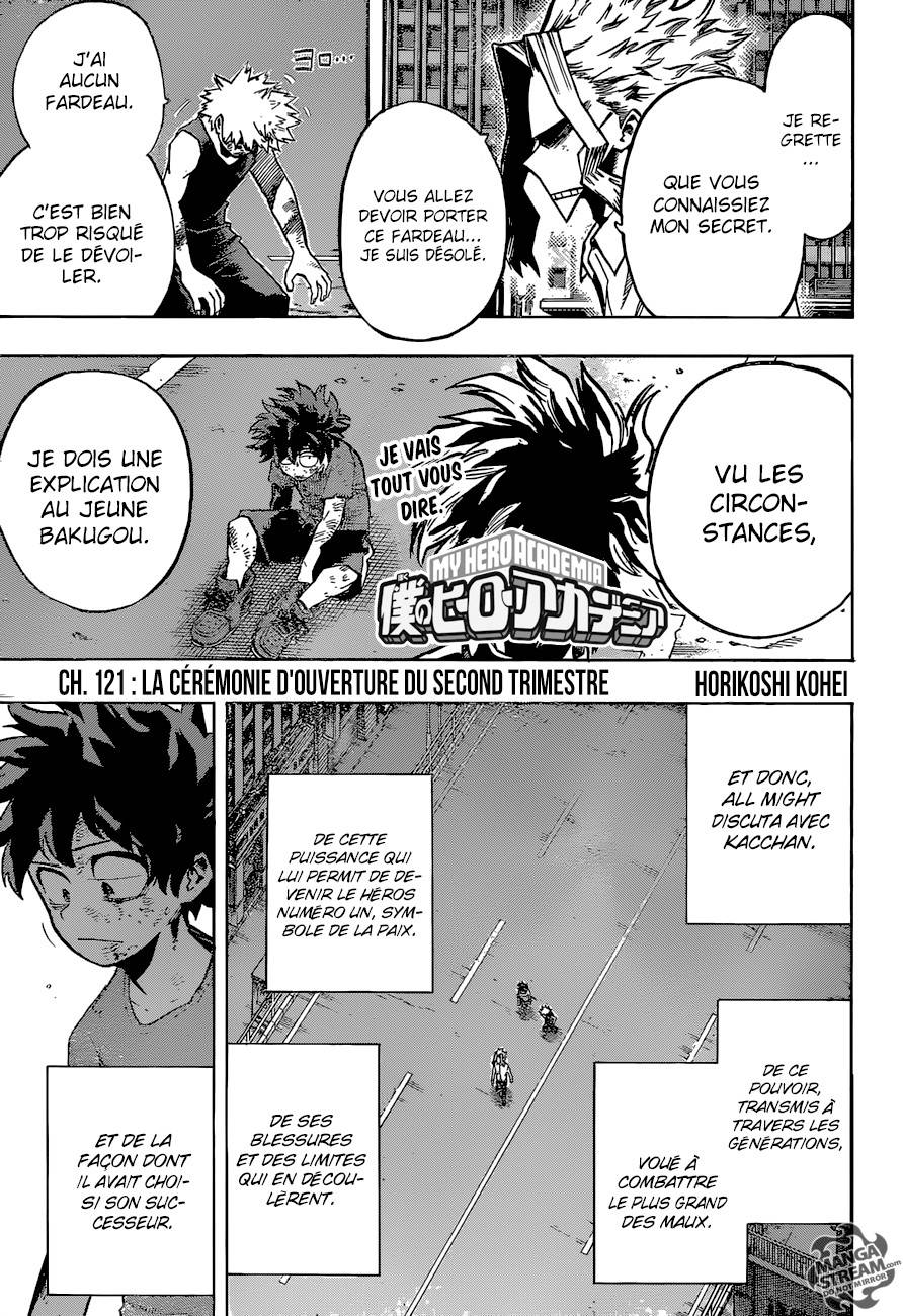 Lecture en ligne My Hero Academia 121 page 2