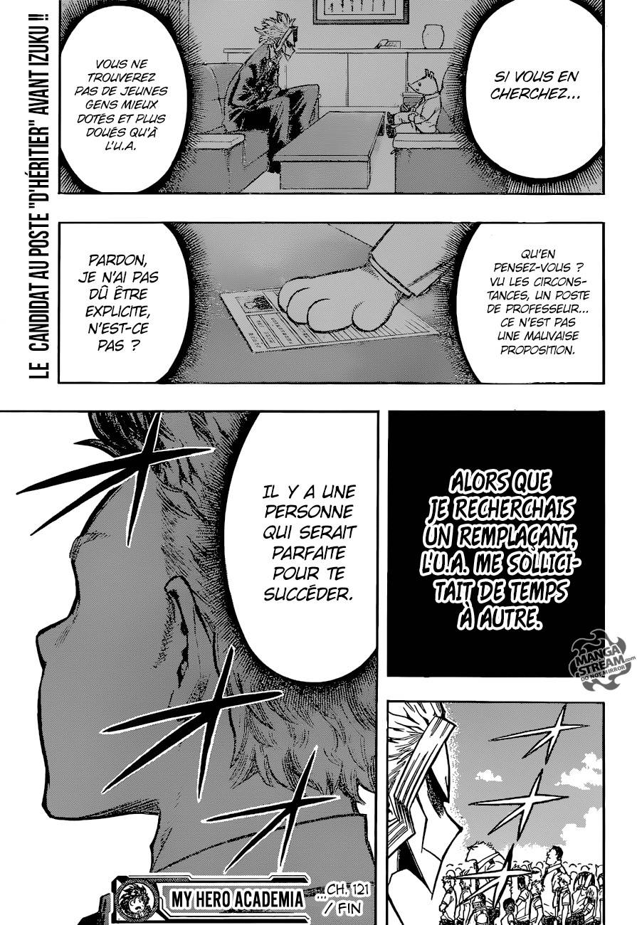 Lecture en ligne My Hero Academia 121 page 18