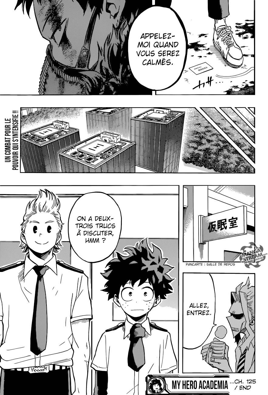lecture en ligne My Hero Academia 125 page 18