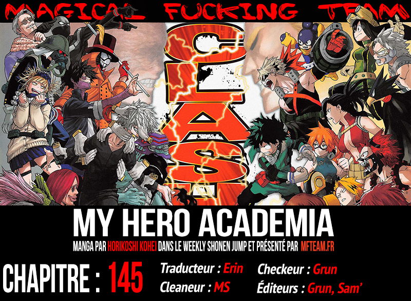 Lecture en ligne My Hero Academia 145 page 1