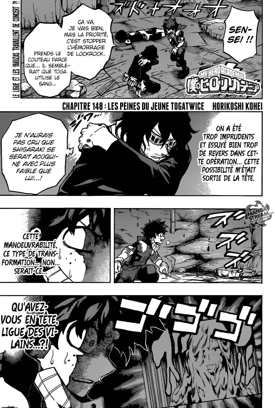 Lecture en ligne My Hero Academia 148 page 2