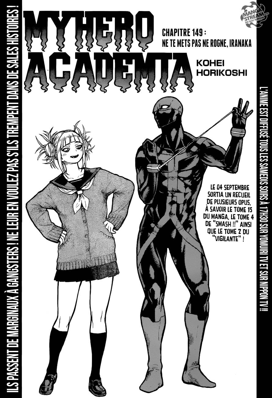 Lecture en ligne My Hero Academia 149 page 2