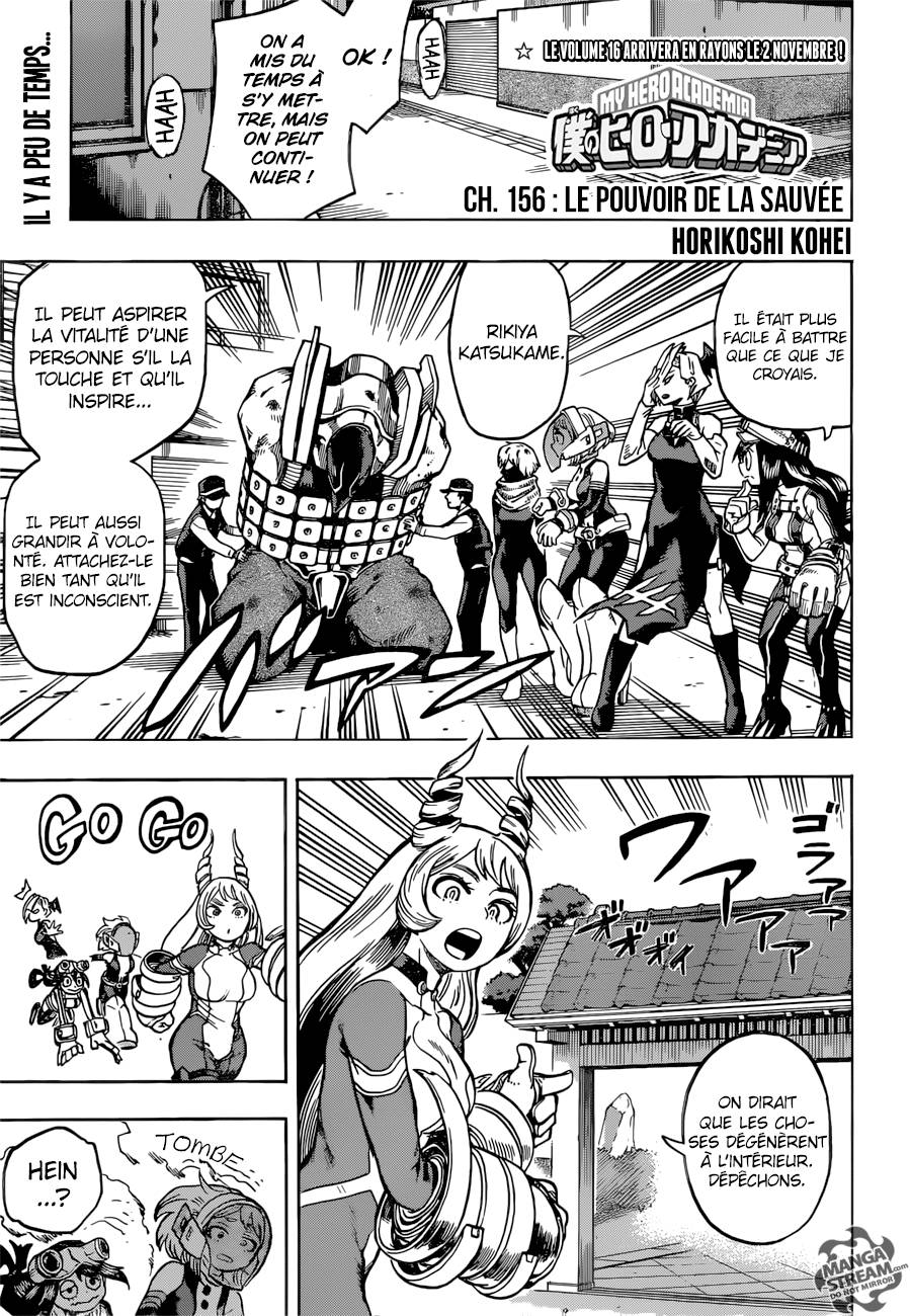 Lecture en ligne My Hero Academia 156 page 2