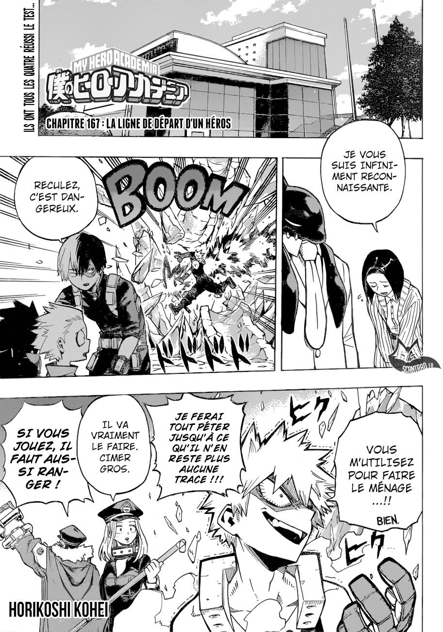 Lecture en ligne My Hero Academia 167 page 1