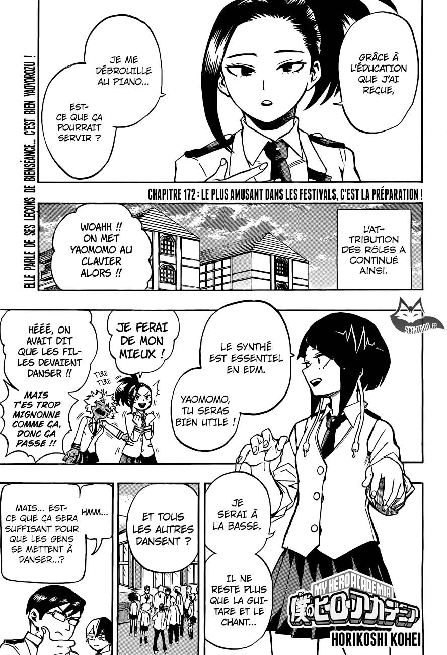 Lecture en ligne My Hero Academia 172 page 1