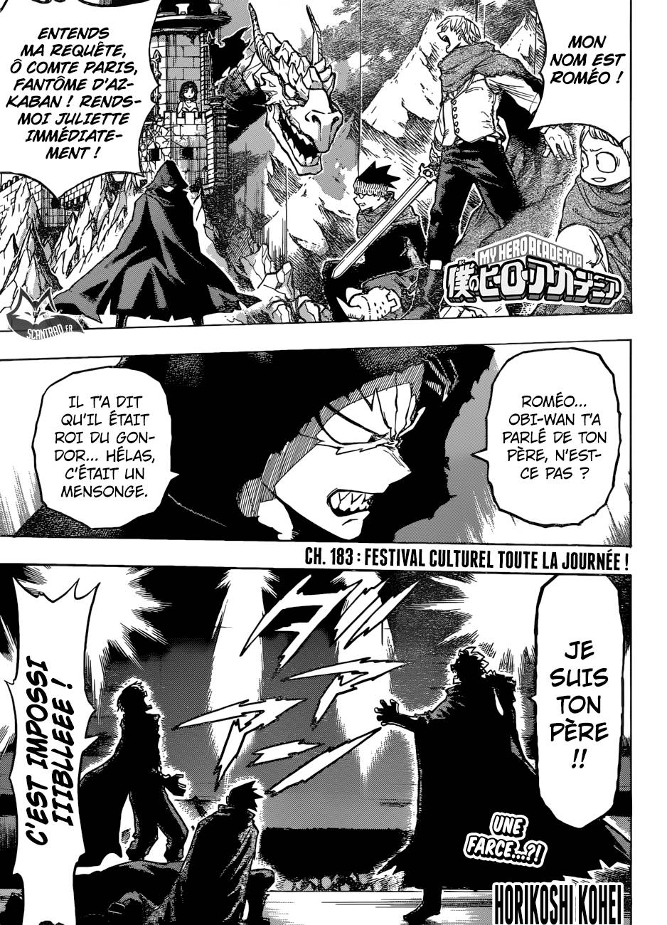 Lecture en ligne My Hero Academia 183 page 1