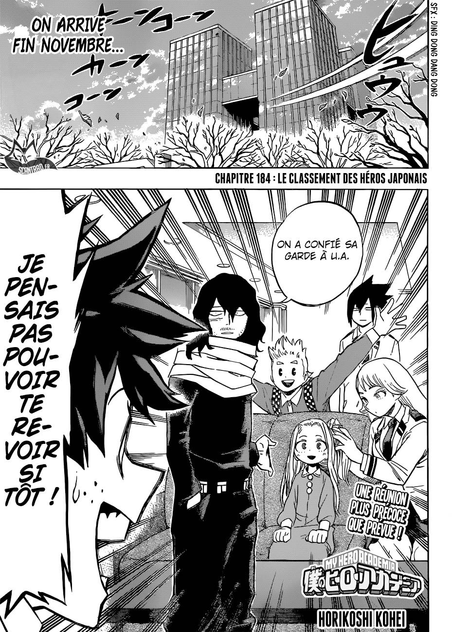 Lecture en ligne My Hero Academia 184 page 1