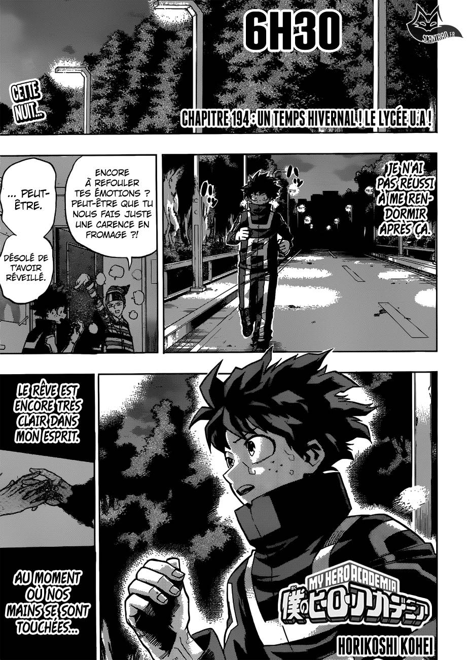 Lecture en ligne My Hero Academia 194 page 1