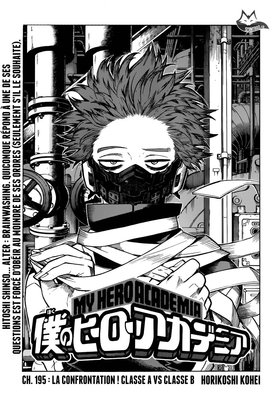 Lecture en ligne My Hero Academia 195 page 1