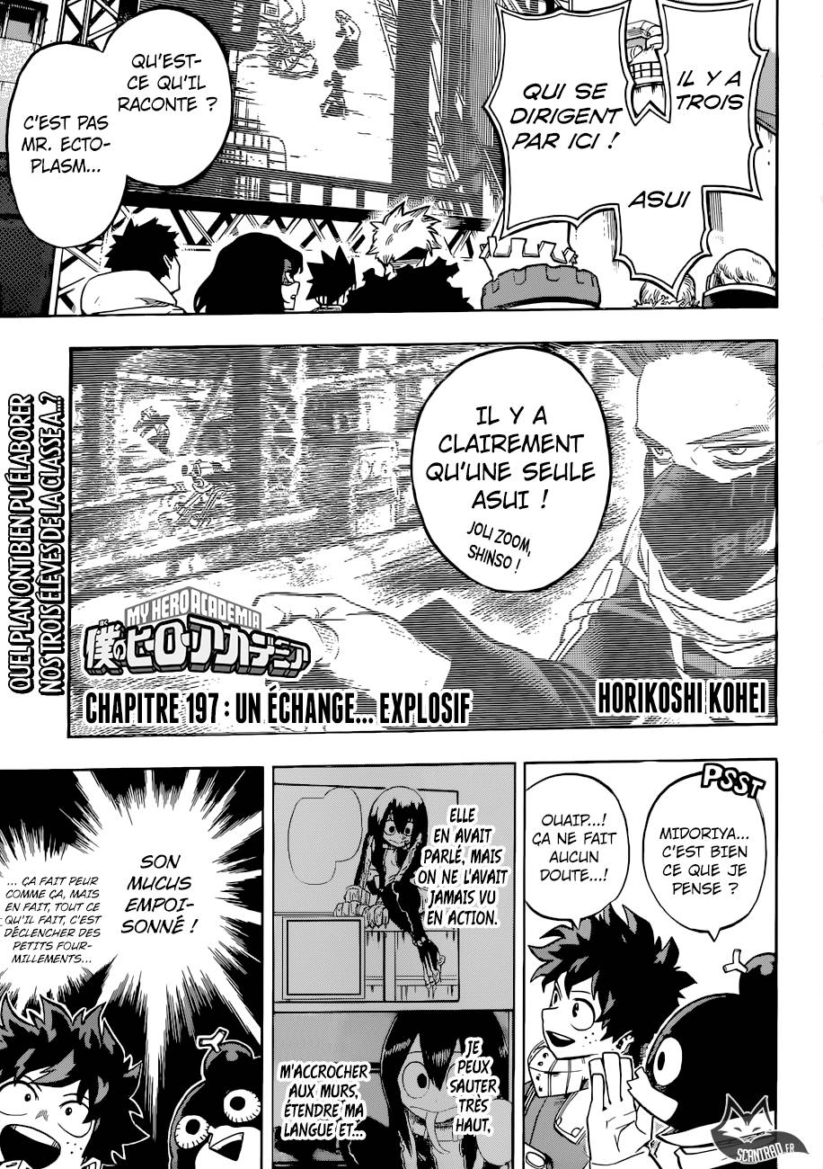 Lecture en ligne My Hero Academia 197 page 1