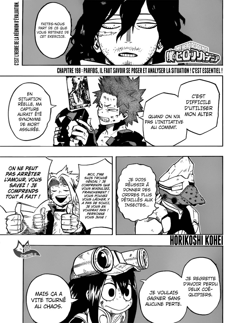 Lecture en ligne My Hero Academia 198 page 1