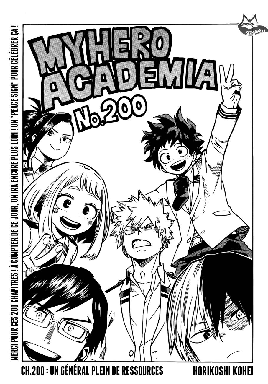 Lecture en ligne My Hero Academia 200 page 1