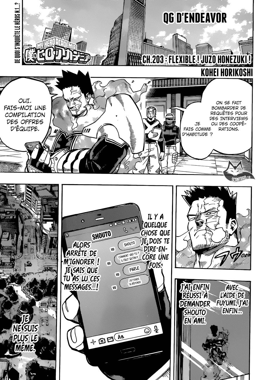 Lecture en ligne My Hero Academia 203 page 1