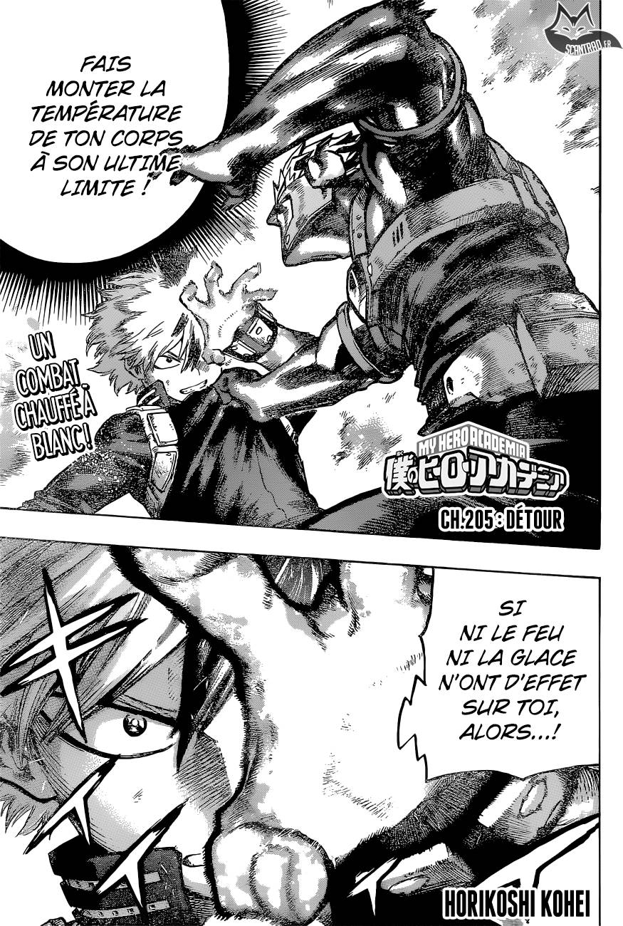 Lecture en ligne My Hero Academia 205 page 1