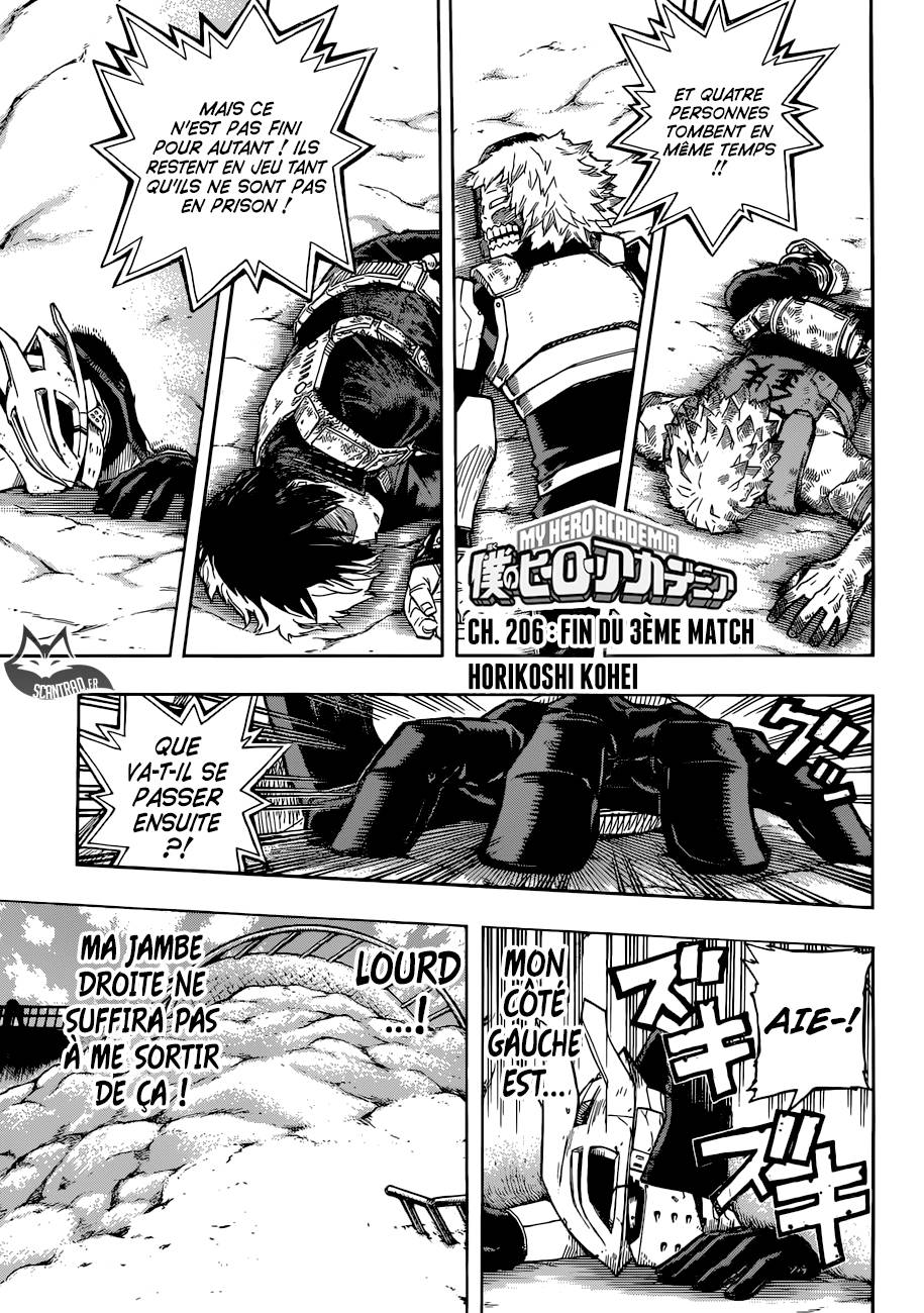 Lecture en ligne My Hero Academia 206 page 1