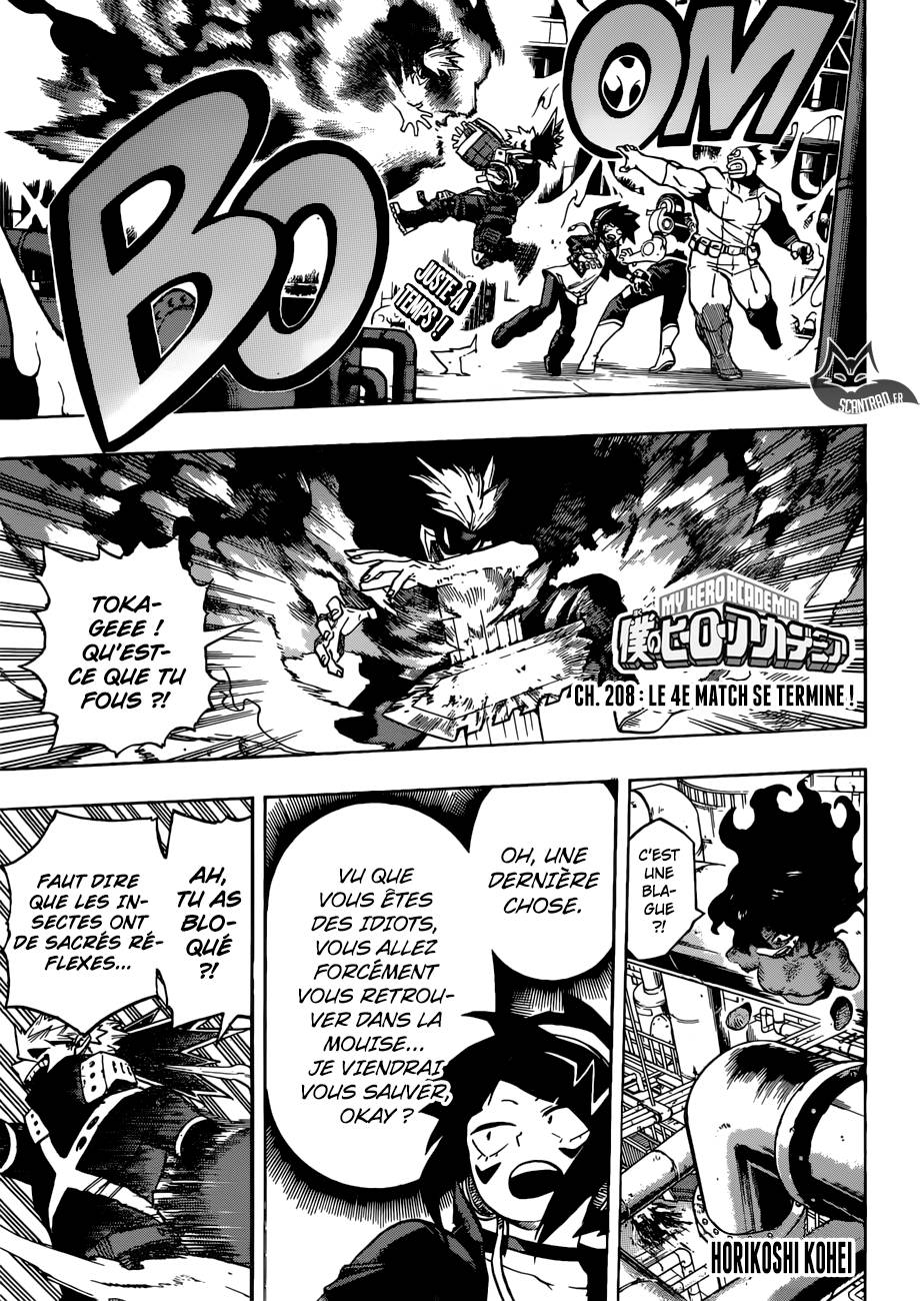 Lecture en ligne My Hero Academia 208 page 1