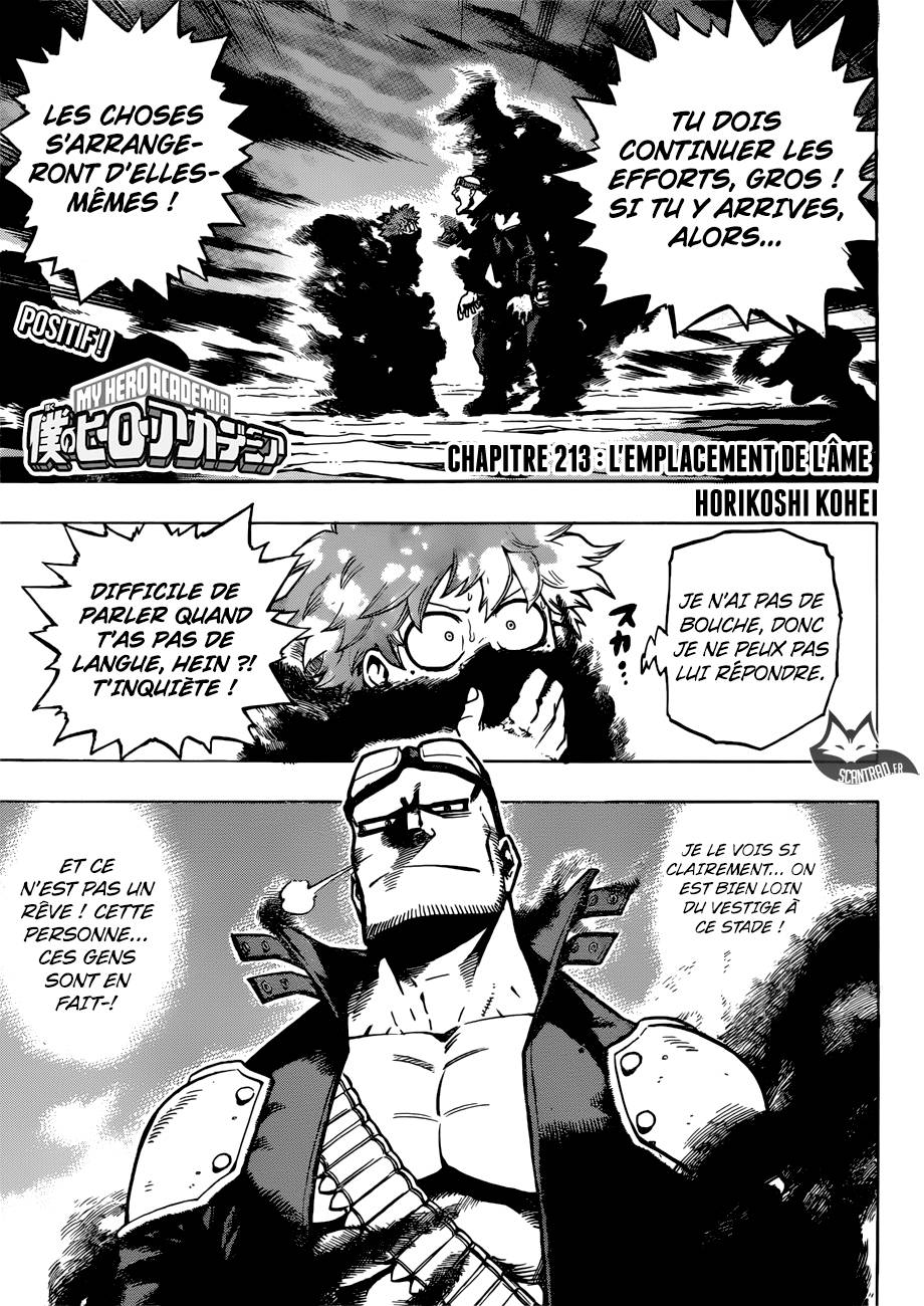 Lecture en ligne My Hero Academia 213 page 1