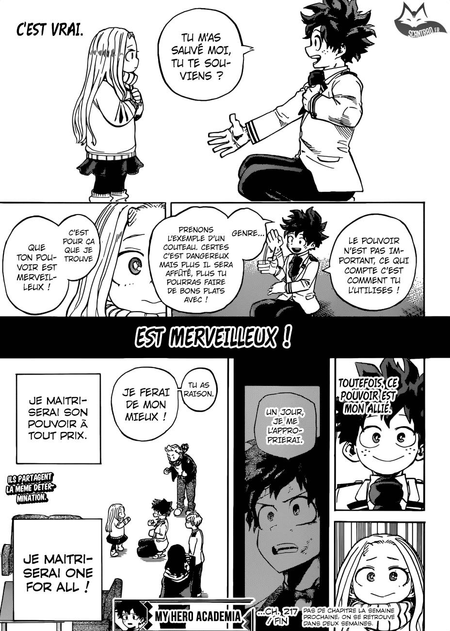 Lecture en ligne My Hero Academia 217 page 14