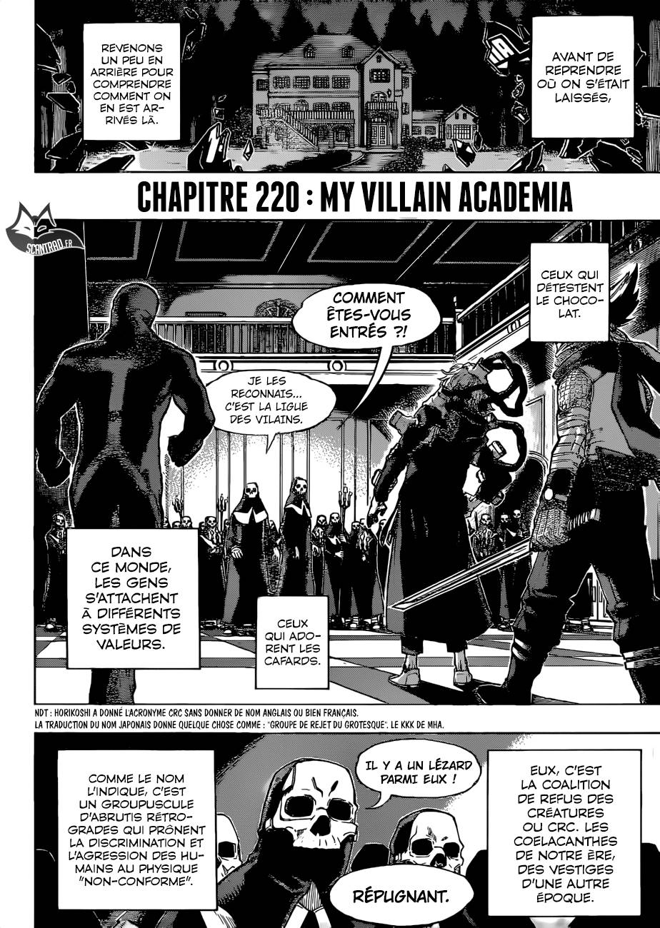 Lecture en ligne My Hero Academia 220 page 3