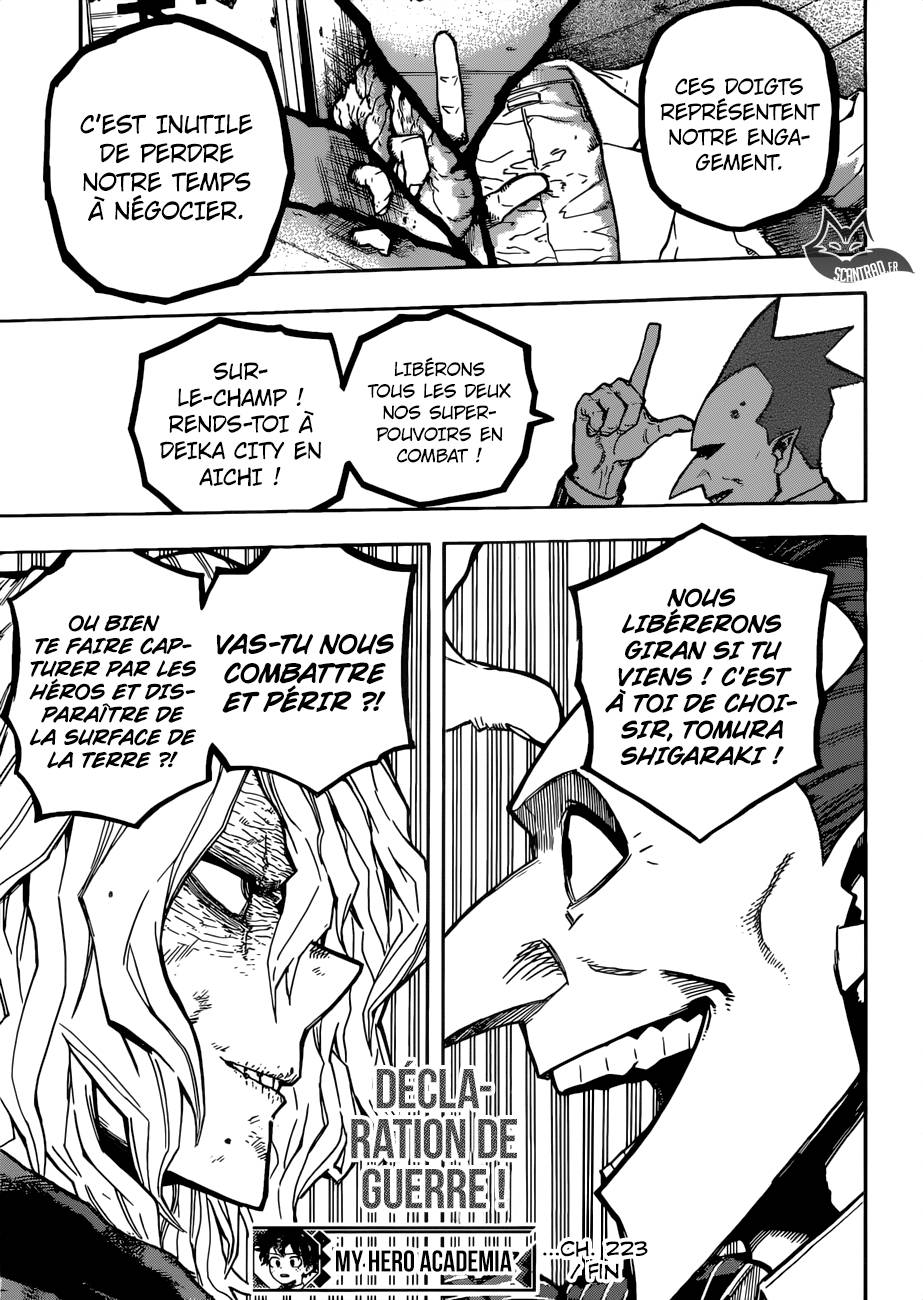 Lecture en ligne My Hero Academia 223 page 15