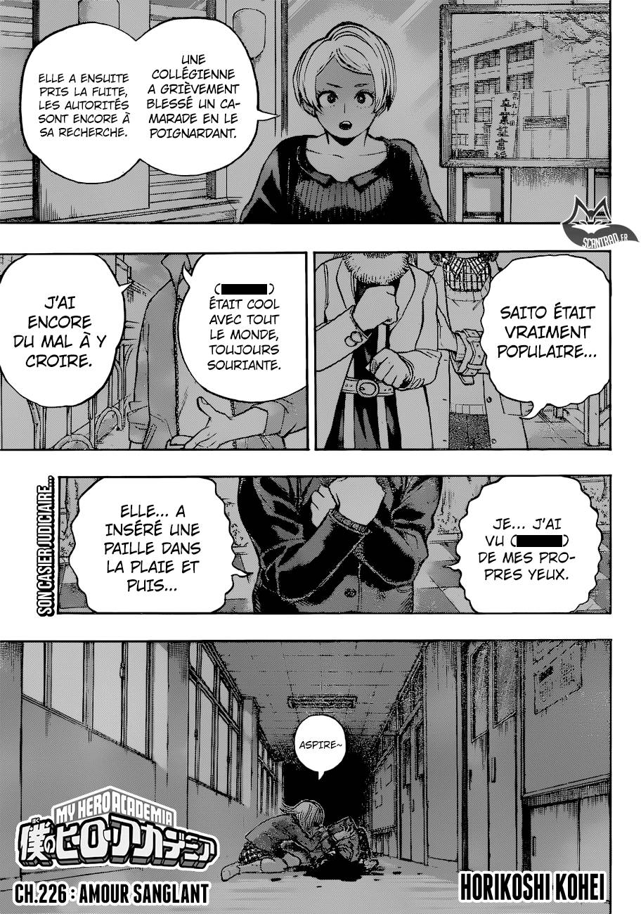 Lecture en ligne My Hero Academia 226 page 1