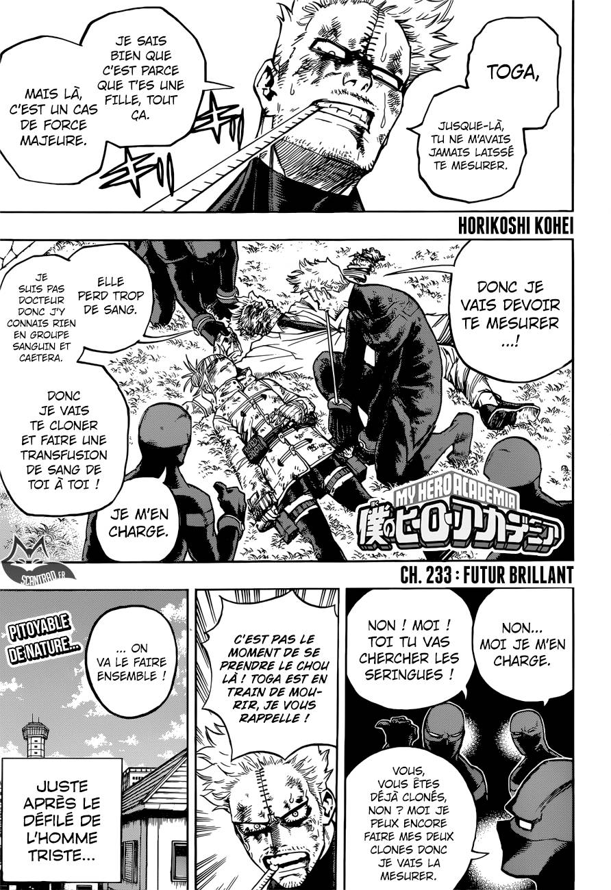 Lecture en ligne My Hero Academia 233 page 1