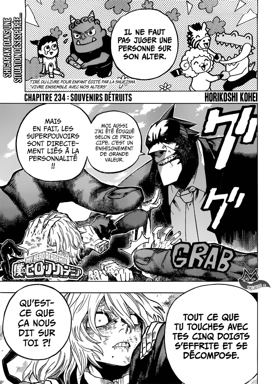 Lecture en ligne My Hero Academia 234 page 1