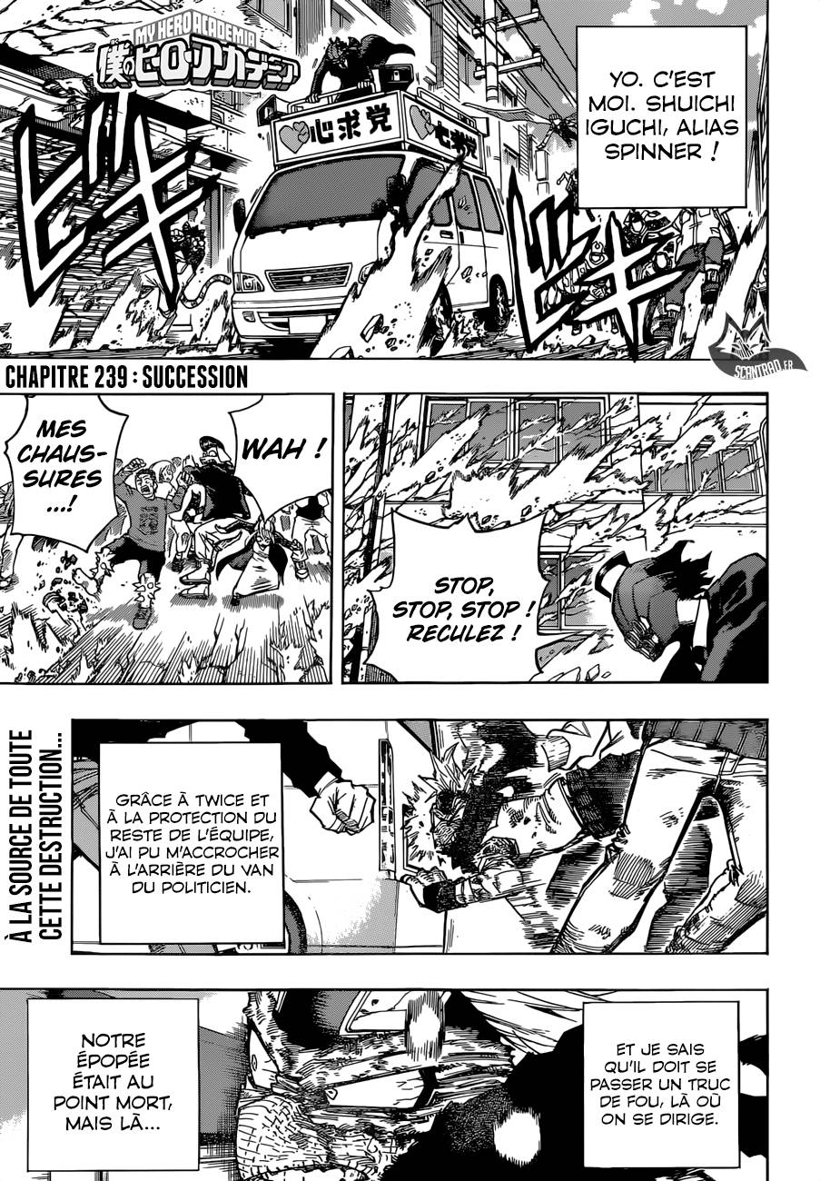 Lecture en ligne My Hero Academia 239 page 1