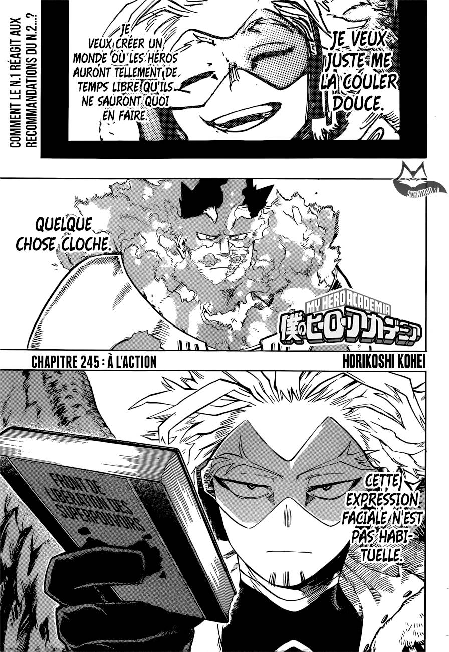 Lecture en ligne My Hero Academia 245 page 1