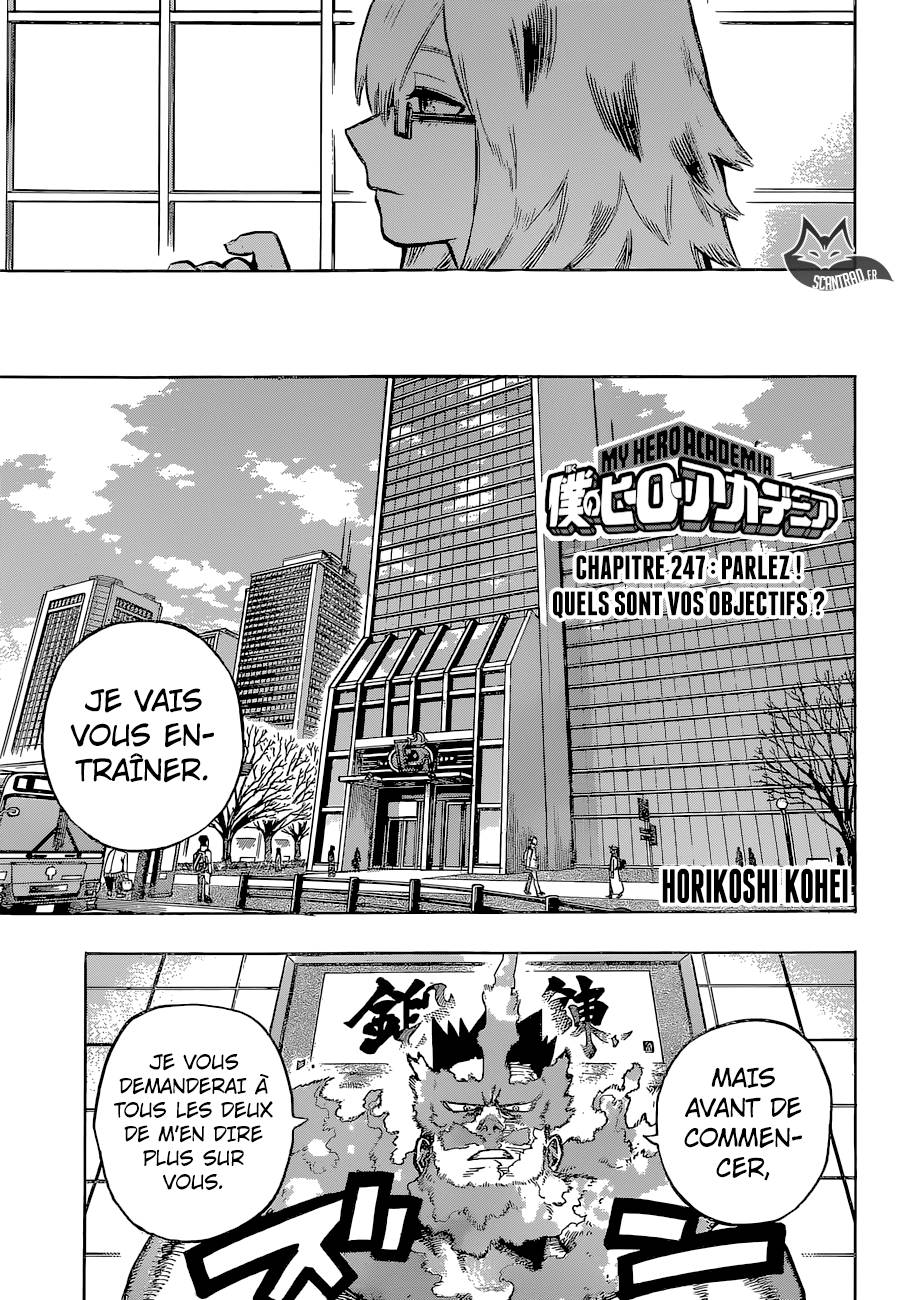 Lecture en ligne My Hero Academia 247 page 1