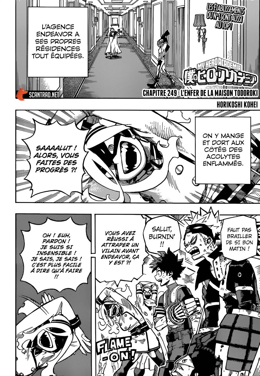 Lecture en ligne My Hero Academia 249 page 3