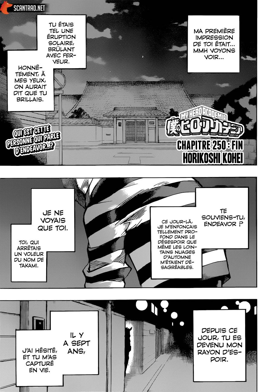 Lecture en ligne My Hero Academia 250 page 1