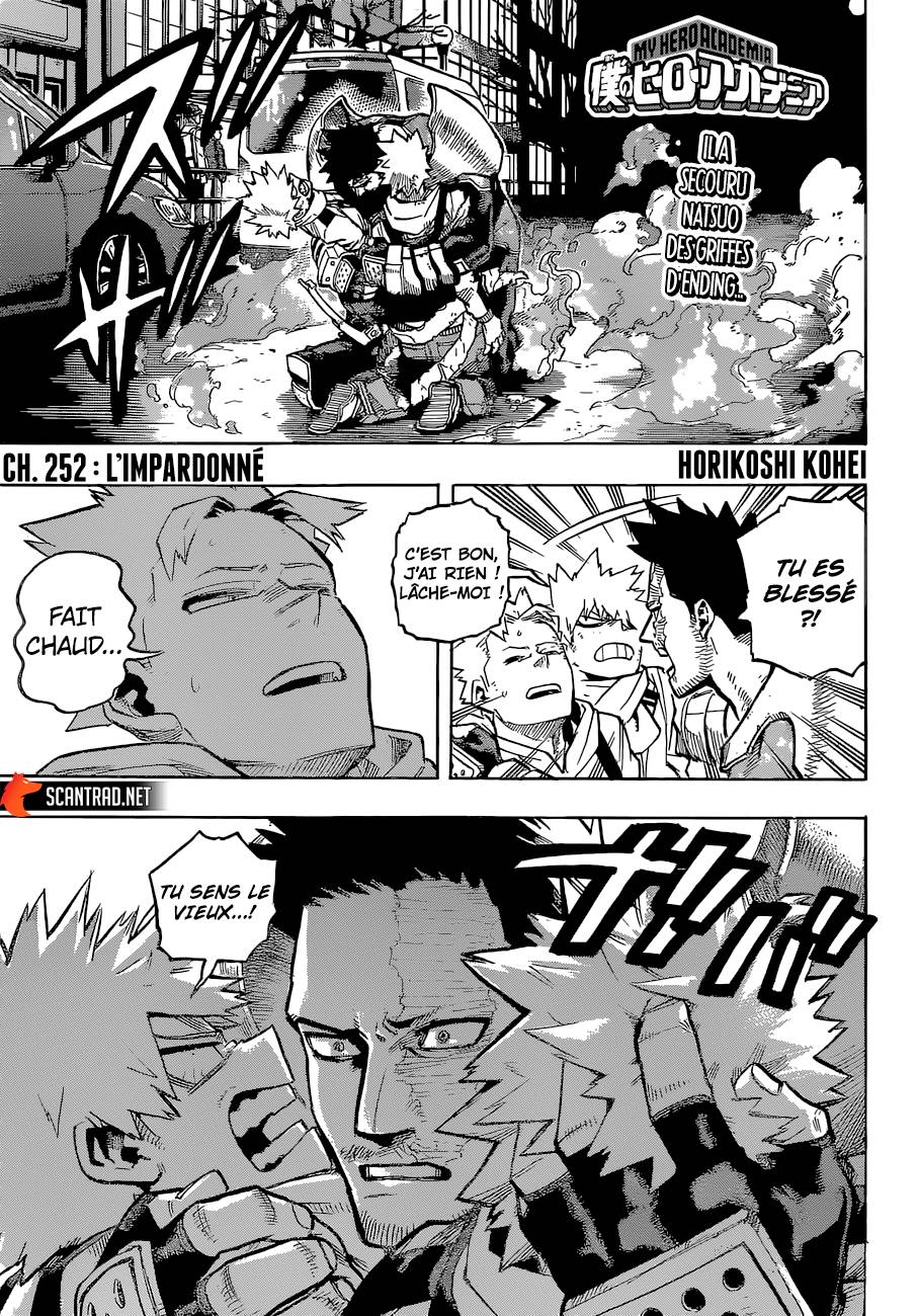 Lecture en ligne My Hero Academia 252 page 1