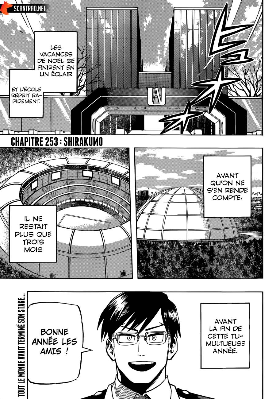 Lecture en ligne My Hero Academia 253 page 3