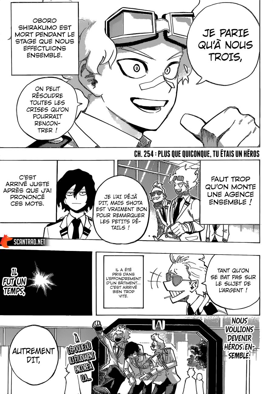 Lecture en ligne My Hero Academia 254 page 4